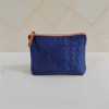 blue retro makeup handbag storage
