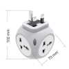 VEBAN smart magic cube socket converter 2USB+1TYPE-C10.5W