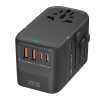 45W-100W Universal multi-country conversion plug travel fast charging socket