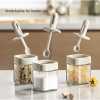 Multifunctional Seasoning Jar with Expandable Spoon and Cover