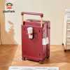 large-capacity aluminum frame unisex suitcase