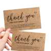 30 sheets/pack of kraft paper thank you card