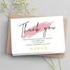 30 sheets/pack English holiday thank you card simple and fresh DIY greeting card