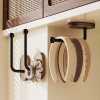 6pcs New jewelry rack hair hoop storage wall-mounted clip