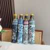 Luxury INS vinyl sunscreen four colors automatic umbrella