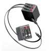 Gallium nitride charger notebook PD fast charging head TYPEC dual port with built-in telescopic cabl