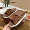 Cross-Strap Casual Unisex Comfort Slides