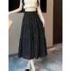 new polka dot women's summer thin small high-waisted skirt