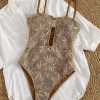 Summer Suspender One-piece Swimsuit