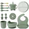 Baby silicone tableware supplementary food full set and full