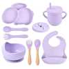 Hi Peggy rabbit children's baby cartoon silicone tableware