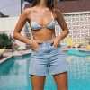 Women’s High Waist Denim Shorts
