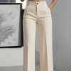 Women’s High Waist Wide Leg Office Trousers