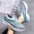 white/mint green