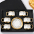 White and gold