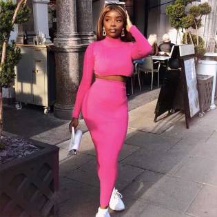 2023-women's-long-sleeve-shirt-and-skirt