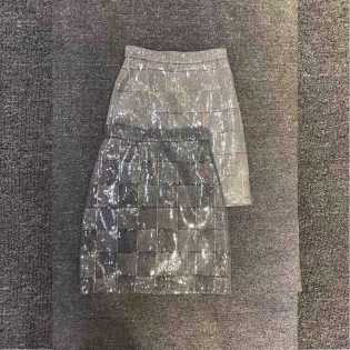 autumn-sequin-plaid-skirt