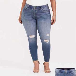plus-size-angels-high-waist-summer-elastic-jeans