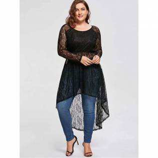 plus-size-angels-lace-hollow-out-black-dress