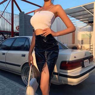 2023-women's-croc-leather-skirt