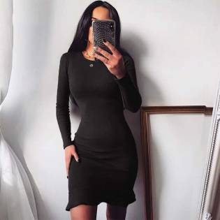 french-retro-women's-long-sleeve-dress