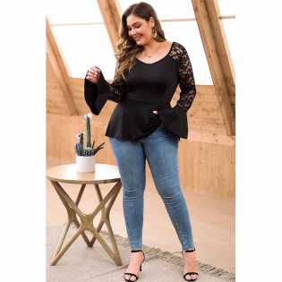 plus-size-angels-lace-sleeve-blouse