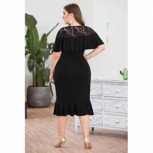 2023 plus-size-angels-lace-patchwork-gown