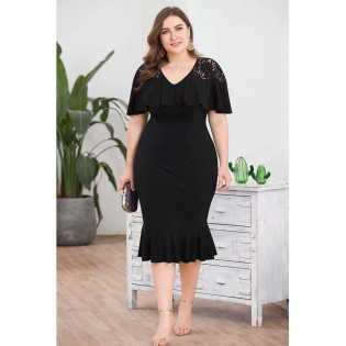 2023 plus-size-angels-lace-patchwork-gown