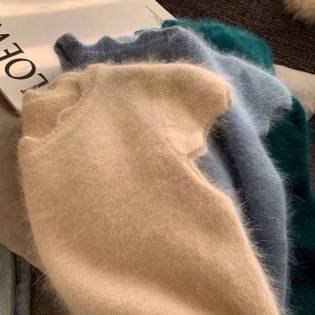 wool short sleeve sweater