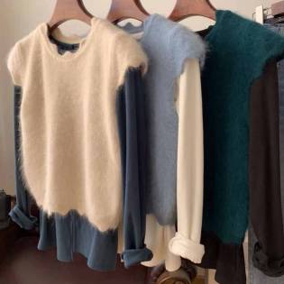 wool short sleeve sweater