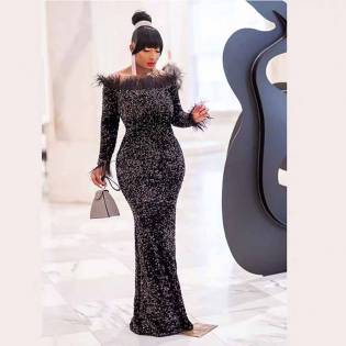 women's banquet gown