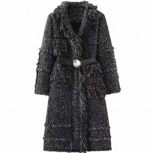 winter tassel overcoat