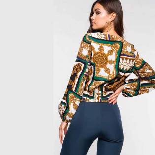 women's summer chiffon blouse