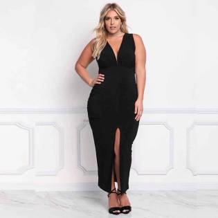 plus size angels long gown