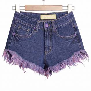 summer tassel short jean pants