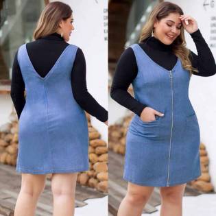 plus size angels denim dress