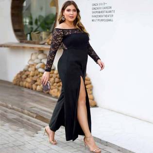 plus size angels jumpsuit black