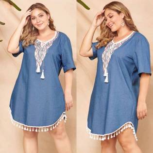 plus size angels summer light jeans shirt