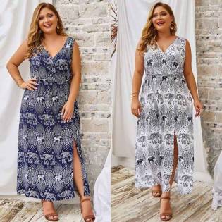 plus size angels casual loose dress