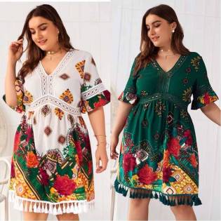 plus size angels beach dress