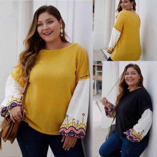 plus size angels loose blouse