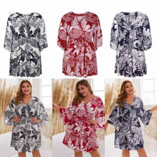 plus size angels loose dress