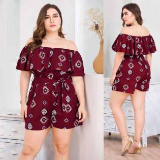 plus size angels short rompers