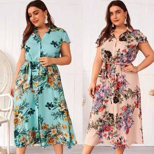 plus size angels casual gown