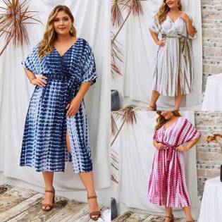 plus size angels wrap dress