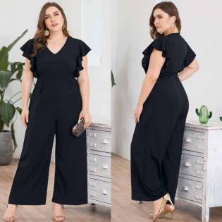plus size angels classy jumpsuit