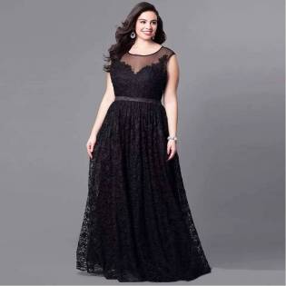 plus size angels elegant gala gown