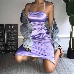 inns silk halter dress