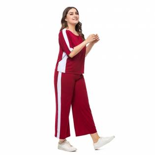 red plus size angels leisure outfit