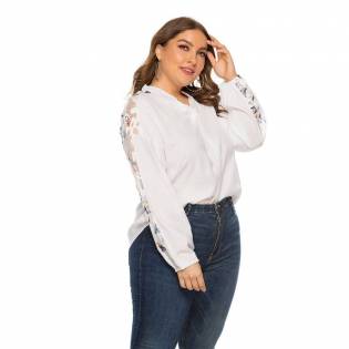 white-plus-size-angels-casual-shirt